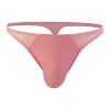 Sheer Mesh G String Thong Men's Erotic Panties Sexy Patent Leather Thong