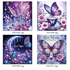 (US Local)4Pack Butterfly-Special Shaped Diamond Painting Kit(30x30cm)