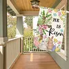 DIY Diamong Painting Double Sided Drills Garden Flags Outdoor Decor Holiday Garden Decorations Kit(Easter)