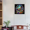 Diamond Painting-DIY Full Round Drill Stained Glass Butterfly