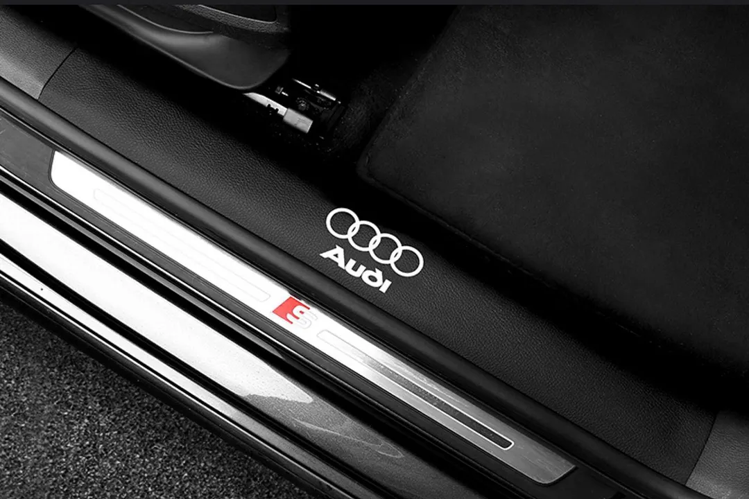 Microfiber leather threshold strip sticker (4PCS)