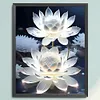 Lotus-14CT Stamped Cross Stitch 40*50cm/15.75*19.69in