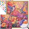 Bird With Flower - Round AB Drills Diamond Painting(55*45cm)