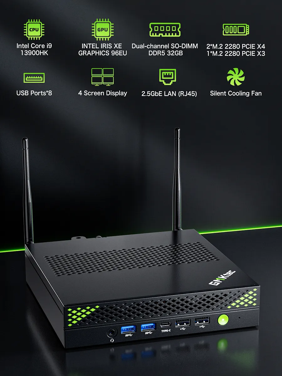 Intel 13th Core i9-13900HK Mini PC--NucBox K10