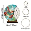 Butterfly Diamond Painting Unique Wooden Rotating Calendar for Home Office
