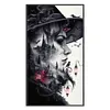 Witch Castle Scenery Silhouette-11CT Stamped Cross Stitch 40*70cm/15.75*27.56in(Big Size)
