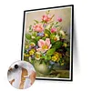 （Big Size)Vase Flowers-Paint by Numbers Acrylic Painting 50*60CM