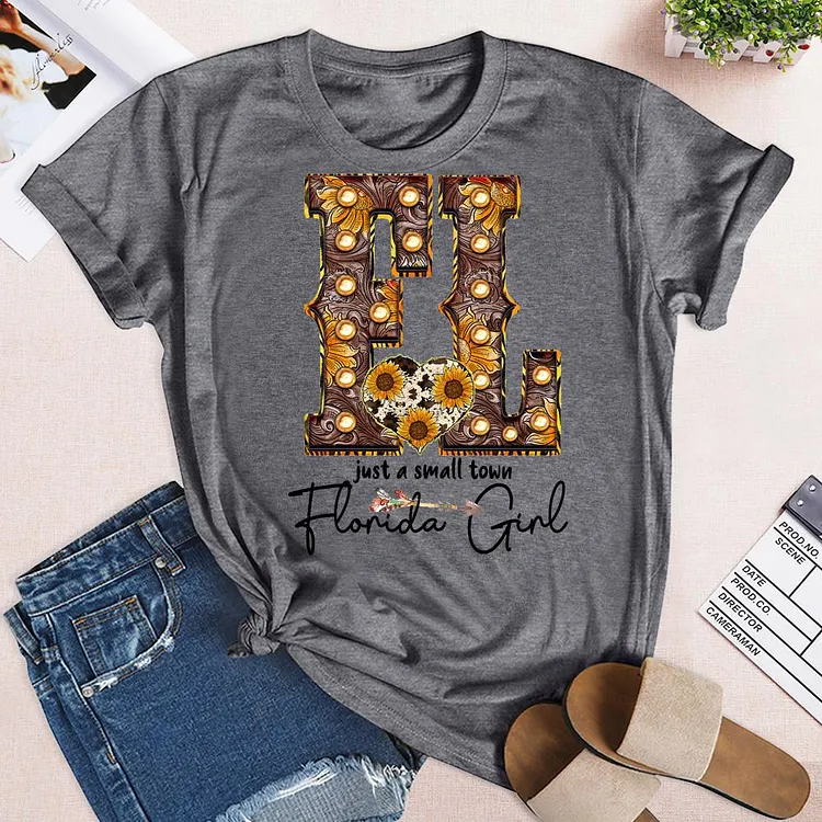 ANB - Just a Small Town Florida Girl Retro Tee-05814