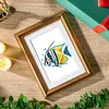 12pcs Marine Animals 5D DIY Square Drill Diamond Painting Kits for Adults Beginners Home Decor Diamonds Paintings Gem Art 5.91x7.09in