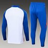 Joyfball 2024/2025 Lyon Half-Pull Training Suit White Jersey 1:1 Thai Quality Set