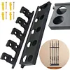 10 Holes Fishing Rod Holder Wall Mount Fishing Rod Rack for Garage Wall Ceiling