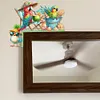 (US Local)Parrot Wooden Diamond Painting Door Topper Right Angle Sign for Party (Left)