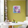 Big-Eyed Owl Special Shape 5D Diamond Painting Clock Art Craft With Frame Kit