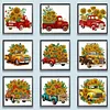 (Multi-Style)Sunflower Vintage Car-Partial Special Shaped Diamond Painting 30*30CM