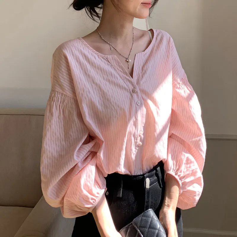 Athvotar Athvotar Light Luxury White Acetic Fascination Stender Shirt Woman 2025 New High-End Feel Chic Shirt Top