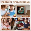 (US Local)Paint By Numbers Kit On Canvas DIY Oil Art Girl Picture Home Wall Decor40x40cm