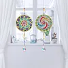 2pcs Crystal Light Catcher Diamond Painting Mandala Suncatcher Hanging Kit