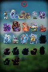 GX Evolution Series Dragonite Family with LED - Pokemon Resin Statue - Fantasy Studios