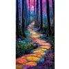 >SALE<5D DIY Full Round Drill Diamond Painting Graveled Path Home Decoration Art Craft