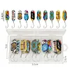 10pcs Metal Spoon Fishing Lures Spinner Bait Artificial Hard Bait Fishing Tackle