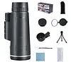 40x60 Adult High Definition Monocular, High Power BAK-4 Prism and FMC Lens Monocular for Smartphone, Suitable for Bird Watching/Wildlife/Hunting/Hiking..