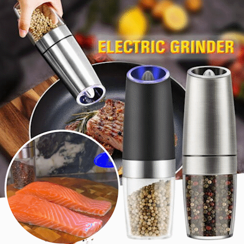 🌲Automatic Electric Gravity Induction Salt & Pepper Grinder