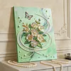 A Bouquet of Flowers DIY Pearl Painting Kit with Frame 30x40cm Pearl Gem Paintings Picture Arts Craft for Adults Beginners Gift Home Wall Decor