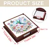 (US Local)Wooden 5D Diamond Painting Kit Note Box DIY Diamond Art Notepad Box (Bird)
