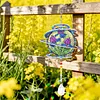 2pcs DIY Diamond Painting Flower Wind Chimes Crystal Window Suncatcher Craft Set Birthday Gifts Home Garden Decor