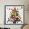 Patchwork Christmas Tree-11CT Stamped Cross Stitch 40*40cm/15.75*15.75in