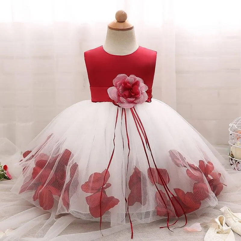 Vintage Kid Girls Dress Baptism Dresses for Girl Baby 1 Year Birthday Dress Christening Gown Infant Party Clothing Baby Vestido