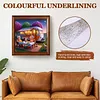 (US Local)Paint By Numbers Kit On Canvas DIY Oil Art Vacation Picture Home Decor40x40cm