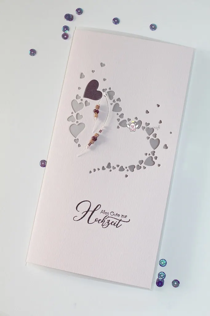 Piggy Craft metal cutting dies cut die mold Love heart shape strip Scrapbook paper craft knife mould blade punch stencils dies