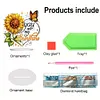 (US Local)Special Shape Sunflower Moon Diamond Painting Desktop Decorations for Home Decor
