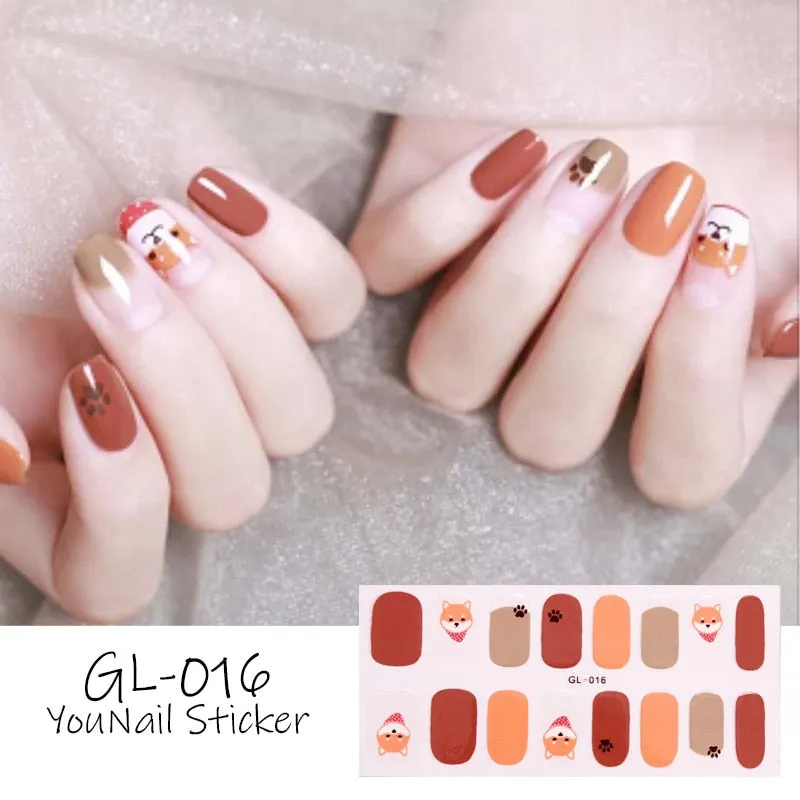 Three Sorts 0f Nail Stickers Nail Wraps DIY Full Cover Nail Stickers Novidades Designer Nail Decals Nails Sticker Designer