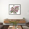 Magnolia And Bee-14CT Stamped Cross Stitch 30*26cm/11.81*10.24in
