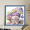 (US Local)Gnome - 9CT Partial Beaded Cross Stitch Kit(40x39cm)