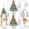 DIY Diamond Painting Double Sided 3D Wind Chime Xmas Pendant  Hanging Kit