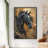 Horse-11CT Stamped Cross Stitch 40*60cm/15.75*23.62in(Big Size)