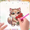 12PCS DIY Diamond Art Refrigerator Sticker Kits for Home Decor (Piglet)
