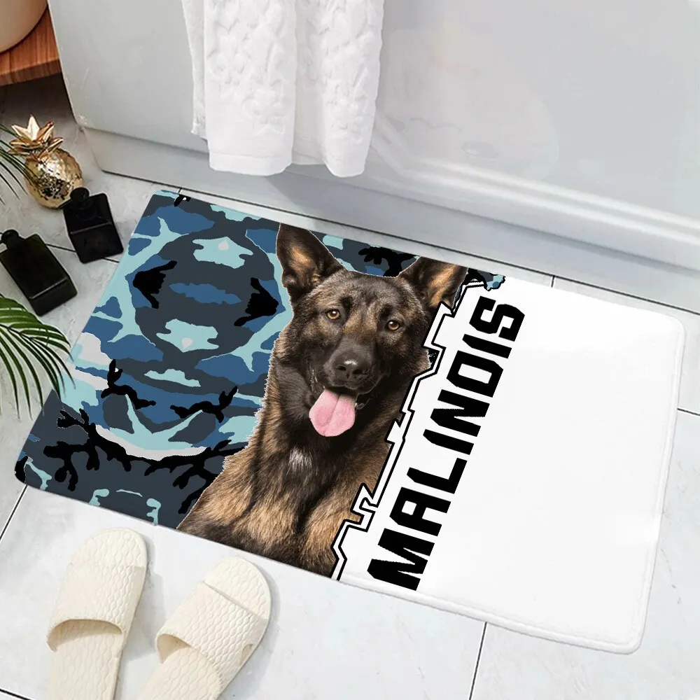 Athvotar Remember American Staffordshire Terrier Dogs Doormat Decor Print Carpet Flannel Non-Slip Doormat for Bedroom Porch