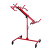 [US Local Warehouse] Multifunction Paint Stand Bumper Stand Adjustable 90 Degree Rotating Paint Holder with 4 Wheels Hang Automotive Panels Fenders Bumpers Car Parts