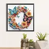 Butterfly Wreath-Special Shaped Diamond Painting Kit