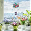 (US Local)DIY Diamond Painting Double Sided 3D Wind Chime Pendant Hanging Kit