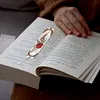 4Pcs Special Shape Feathers Diamond Painting Bookmark Making Kit for Book Lovers