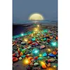 >SALE<Moon Seaside Shine Color Stone 5D DIY Diamond Painting Full Round Drill (A6047)