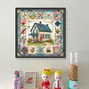 (Stamped/Counted) Landscape-11CT Cross Stitch 50*50cm/19.69*19.69in