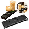3-Slots Acrylic Camping Cup Holder Desktop Cup Holder for Outdoor Camping Hiking