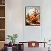 Desert Cactus Flower-Full Round Diamond Painting