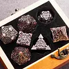 Metal DND Dice Set Dungeons & Dragons Dice Set Polyhedron for RPG Board Games Tabletop Game Accessories